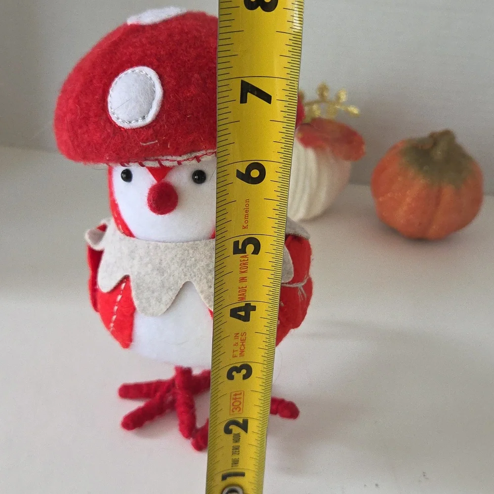 Target Christmas 2024 Capster Featherly Friends Felt Mushroom Head Bird Decor